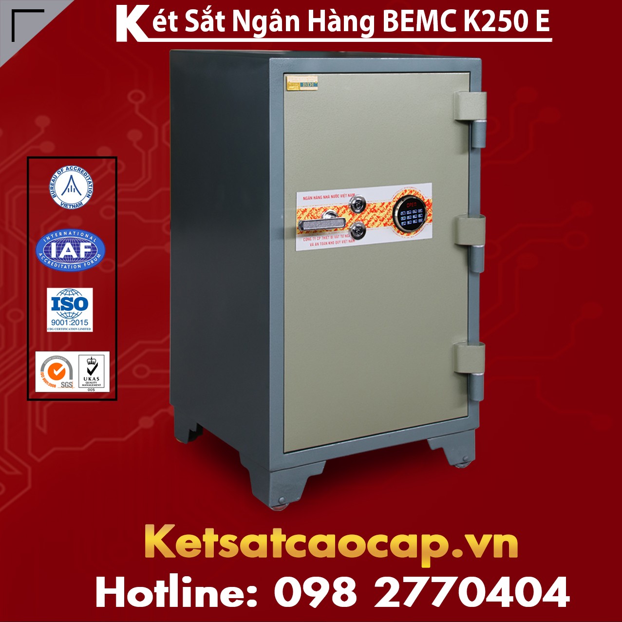 Két Sắt Ngân Hàng BEMC K250E Điện Tử Hàn Quốc Nên Chọn Mua Hay Không?